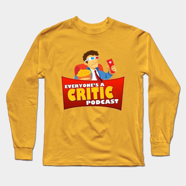 Everyone's A Critic Logo Long Sleeve T-Shirt by CriticsPod